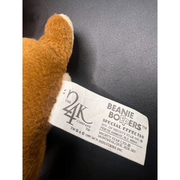 Reindeer Beanie Vintage 1997 Christmas Reindeer Beanie by Beanie Boppers - Picture 4 of 4